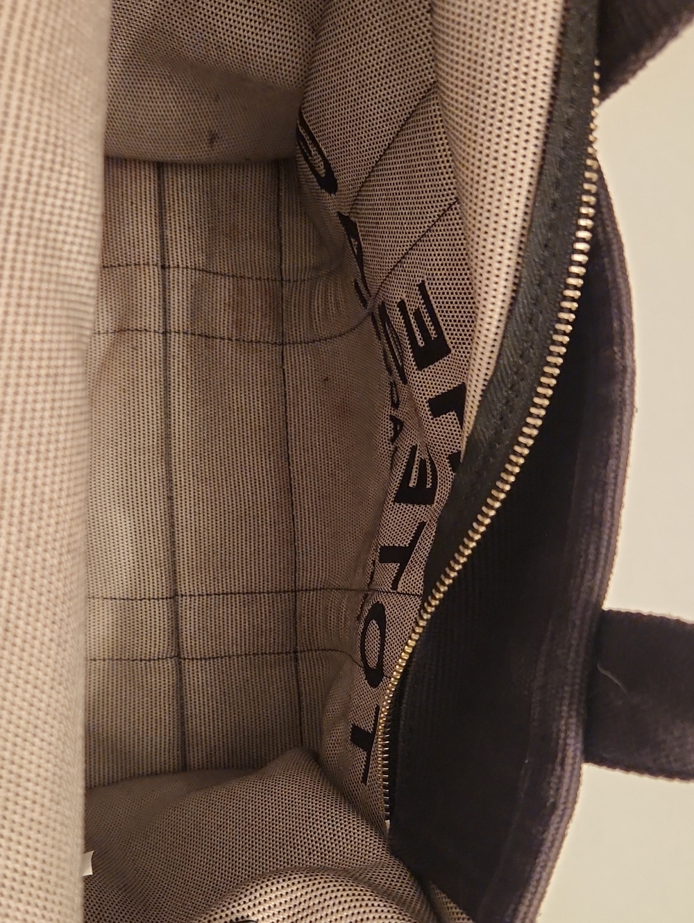 Marc Jacobs Black Canvas Tote with Cream Trim - The Tote Bag - Picture 12 of 13